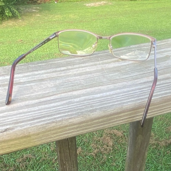 Anne Klein glasses frames AK5015 burgundy marble - Picture 6 of 13